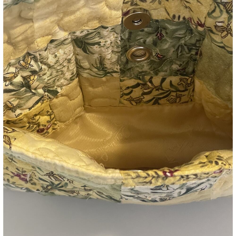 Donna Sharp Patchwork Crossbody Bag Yellow & Gree… - image 6